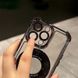Силиконовый чехол с кольцом для iPhone 14 Pro Max цвет Черный