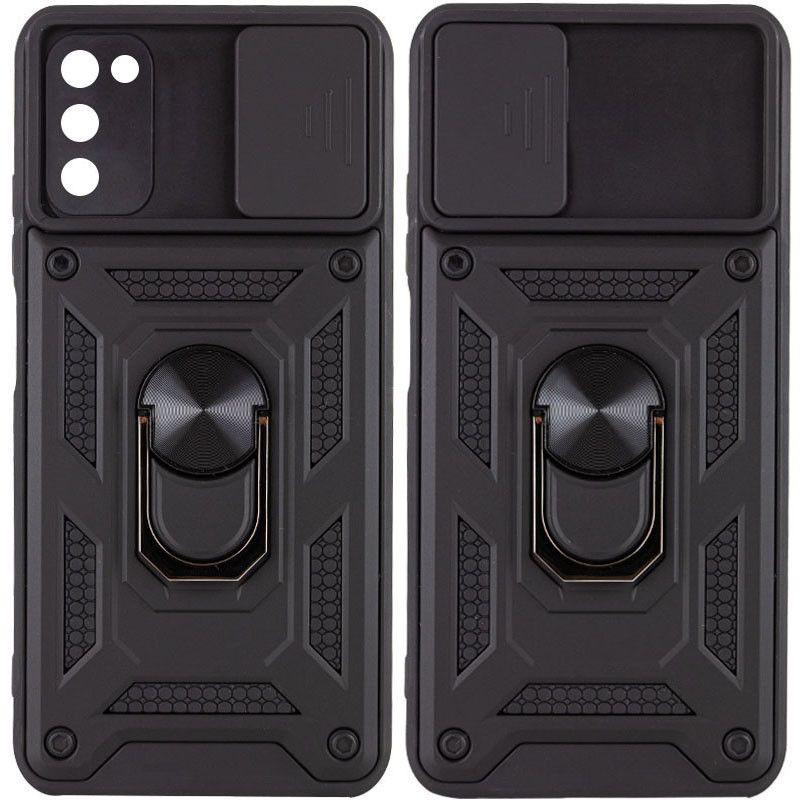 Чохол з захистом камери Defender для Samsung Galaxy A03s - Чорний фото 1