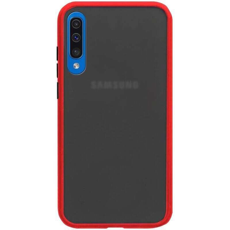 Чохол Buttons Shield для Samsung Galaxy A30s / A50 / A50s - Червоний фото 1