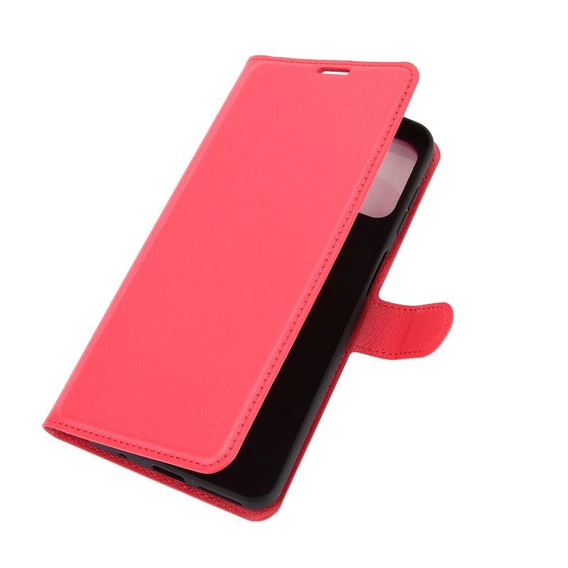Чехол-Книжка с карманами для карт на Motorola G9 Plus - Красный фото 2