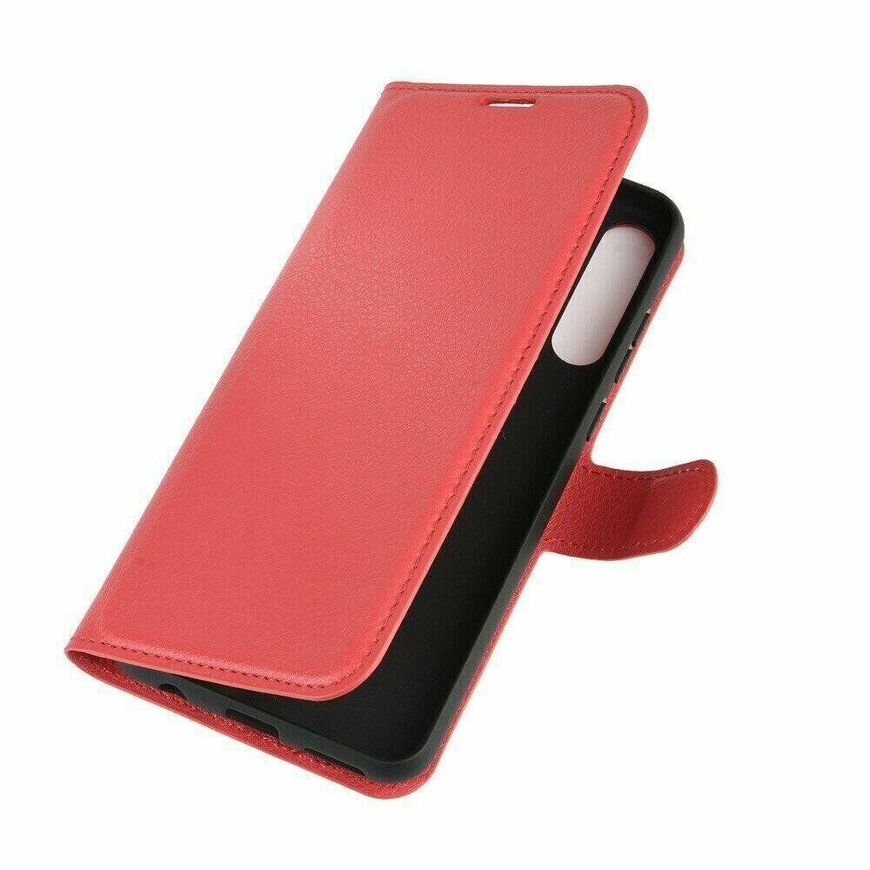 Чехол-Книжка с карманами для карт на Huawei Y6P - Красный фото 5