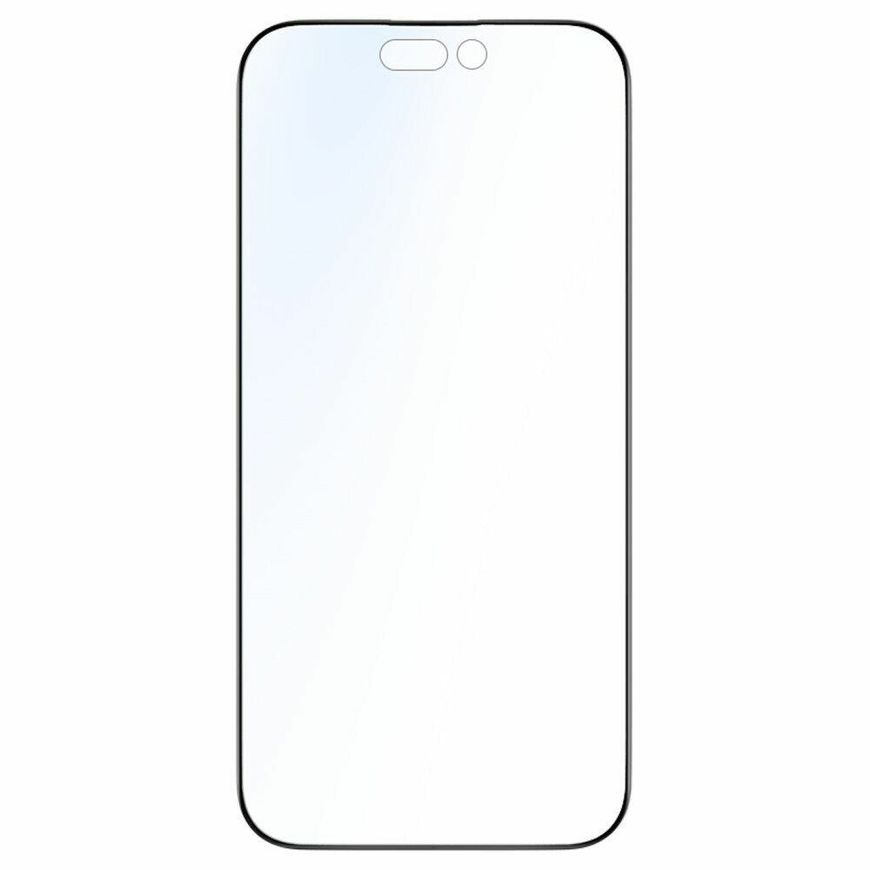 Матовое защитное стекло 2.5D для iPhone 14 Pro - Черный фото 2