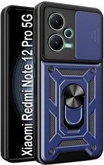Чехол Defender с защитой камеры для Xiaomi Redmi Note 12 Pro 5G цвет Синий