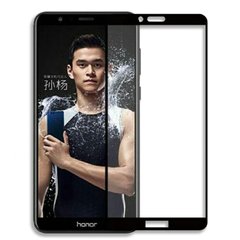 Защитное стекло 2.5D на весь экран для Huawei Honor 7X - Чёрный фото 1