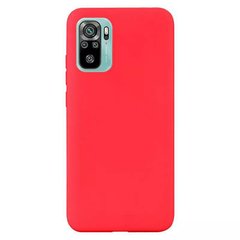 Чехол Candy Silicone для Xiaomi Redmi Note 10 4G / 10S / Poco M5s - Красный фото 1