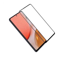 Защитное стекло 2.5D на весь экран для Samsung Galaxy A72 - Черный фото 1