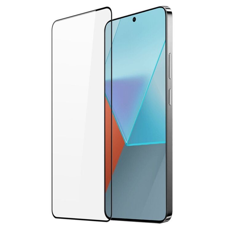 Чехол Magnetic Stand с защитой камеры + Защитное стекло AndSer для Xiaomi Redmi Note 13 5G цвет Черный