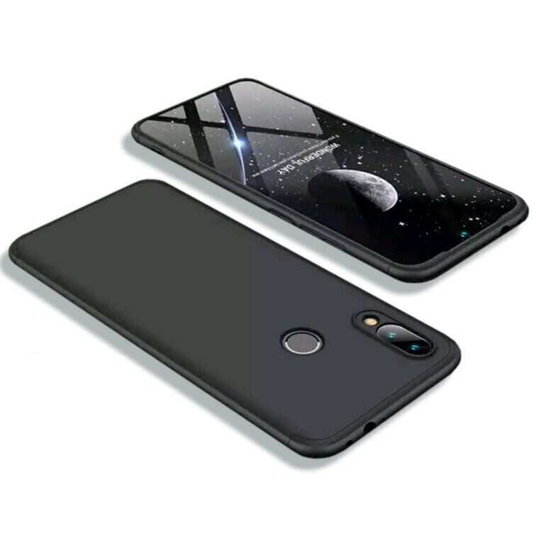 Чехол GKK 360 градусов для Xiaomi Redmi 7 - Чёрный фото 2