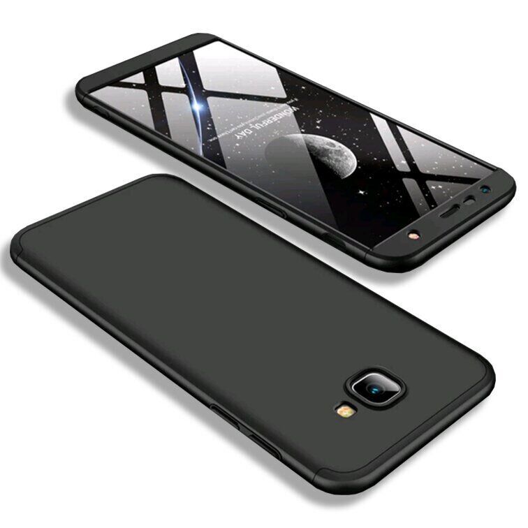 Чехол GKK 360 градусов для Samsung Galaxy J4 Plus - Черный фото 2