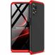 Чехол GKK 360 градусов для Samsung Galaxy A52 - Черно-Красный фото 1