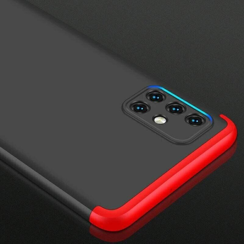 Чехол GKK 360 градусов для Samsung Galaxy M31s - Черно-Красный фото 4
