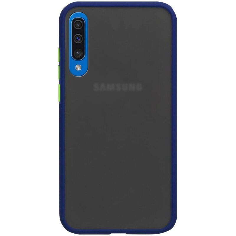 Чехол Buttons Shield для Samsung Galaxy A30s / A50 / A50s - Синий фото 1