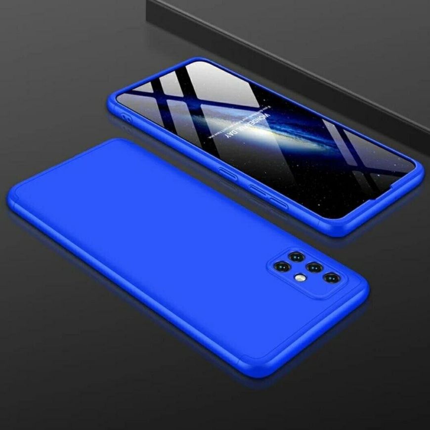 Чехол GKK 360 градусов для Samsung Galaxy M31s - Синий фото 2