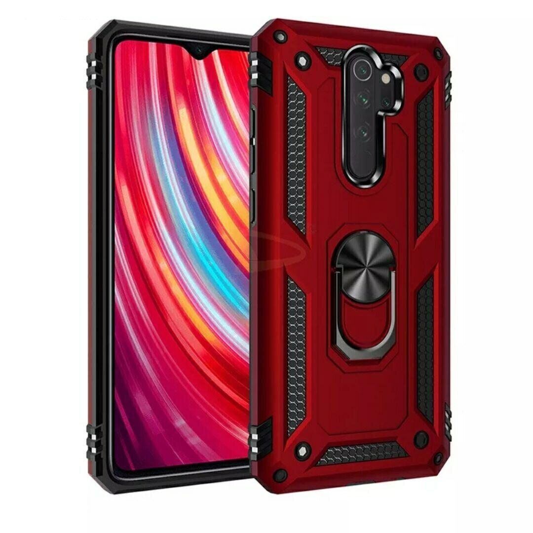 Чехол с кольцом Defender для Xiaomi Redmi Note 8 Pro Красный купить за 309  грн с доставкой по Украине - 