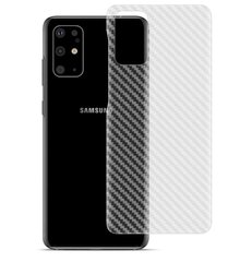 Карбоновая пленка на корпус для Samsung Galaxy S20 Plus - Прозрачный фото 1