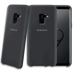 Оригинальный чехол Silicone cover для Samsung Galaxy A8 Plus (2018) - Чёрный фото 1