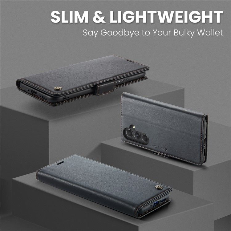 Кожаный чехол-книжка Retro Case для Samsung Galaxy A54 цвет Черный