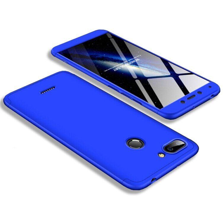 Чехол GKK 360 градусов для Xiaomi Redmi 6 - Синий фото 2