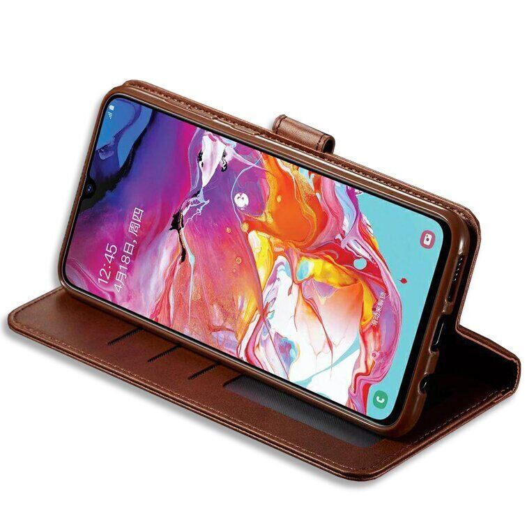 Чехол-Книжка iMeeke для Samsung Galaxy A30s / A50 / A50s - Светло-коричневый фото 4
