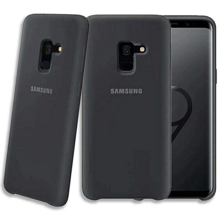 Оригінальний чохол Silicone cover для Samsung Galaxy A8 Plus (2018) - Чорний фото 1