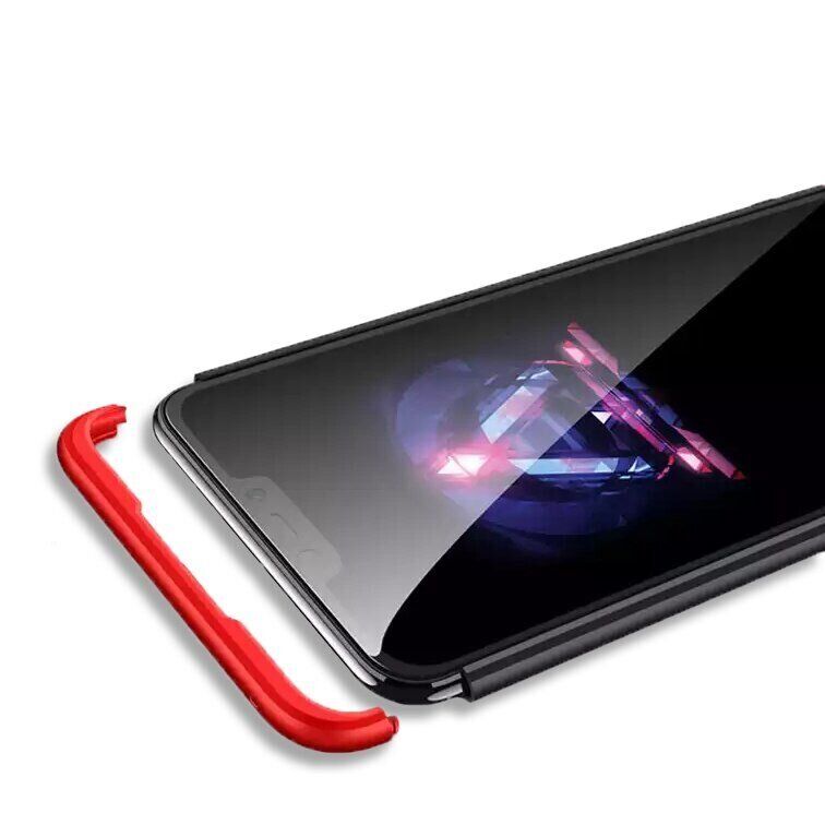 Чохол GKK 360 градусів для Huawei Honor 8X - Чёрно-Красный фото 3