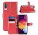 Чехол-Книжка с карманами для карт на Samsung Galaxy A70 - Красный фото 1