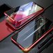 Магнитный чехол с защитным стеклом для Realme 6i - Красный фото 2