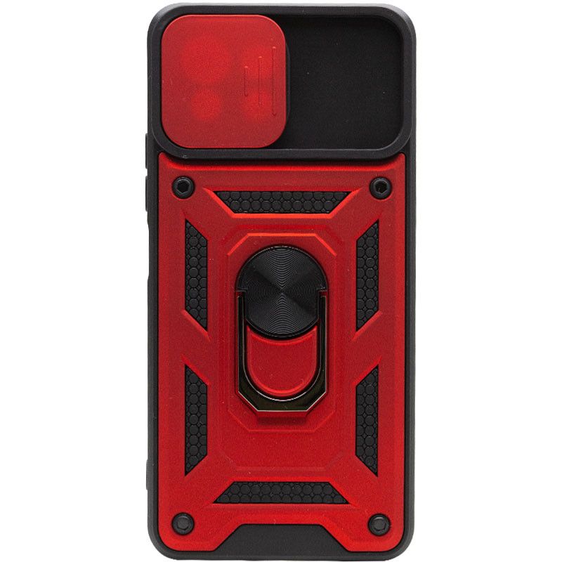 Чехол с защитой камеры Defender для Xiaomi Mi 11 lite - Красный фото 3