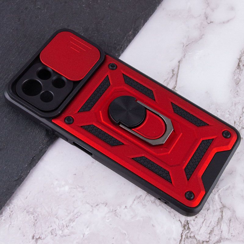 Чехол с защитой камеры Defender для Xiaomi Mi 11 lite - Красный фото 4
