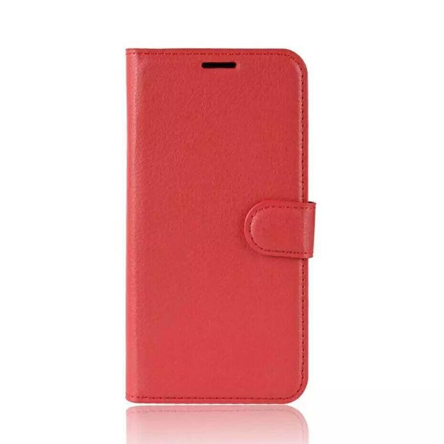 Чохол книжка з кишенями для карт на Samsung Galaxy A30s / A50 / A50s - Червоний фото 5