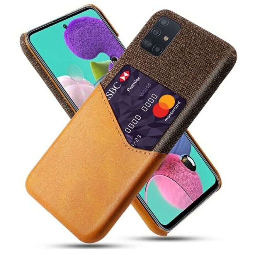 Чохол-гаманець для Samsung Galaxy A51 - Коричневий фото 1