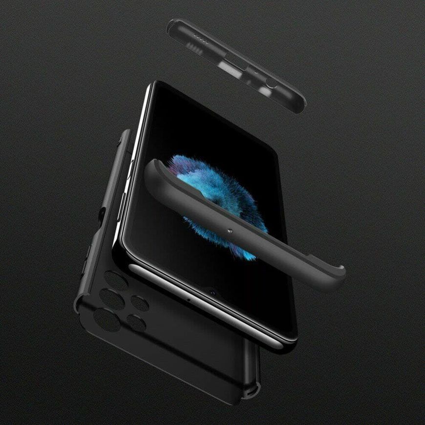 Чехол GKK 360 градусов для Samsung Galaxy A52 - Черный фото 5