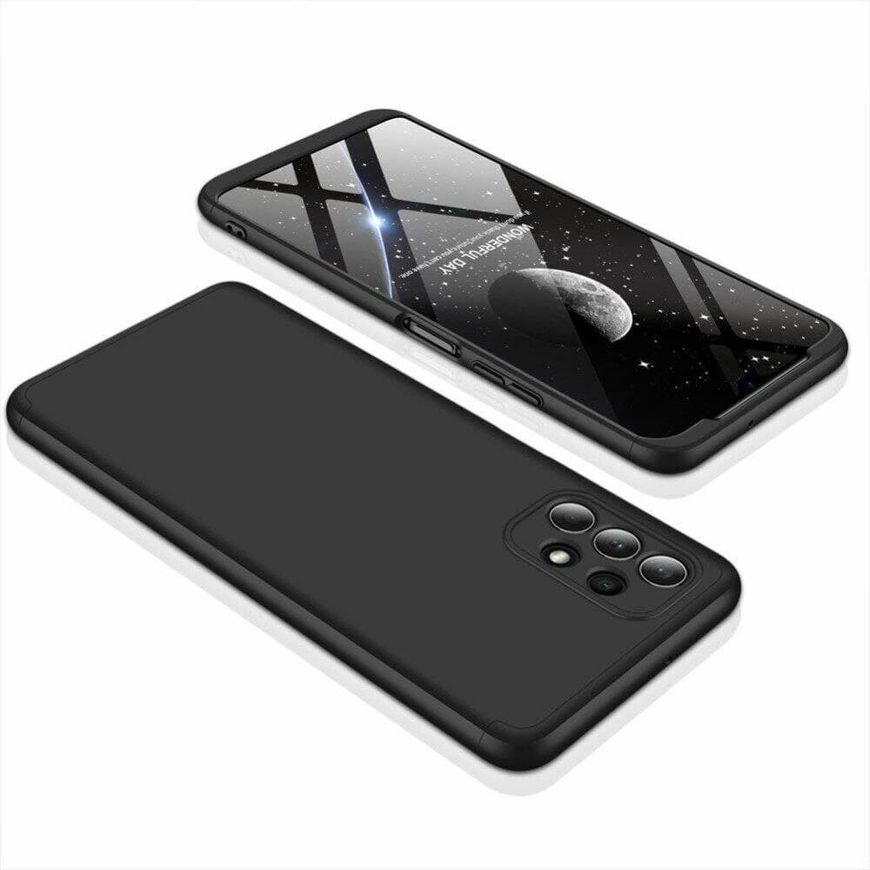 Чехол GKK 360 градусов для Samsung Galaxy A52 - Черный фото 2