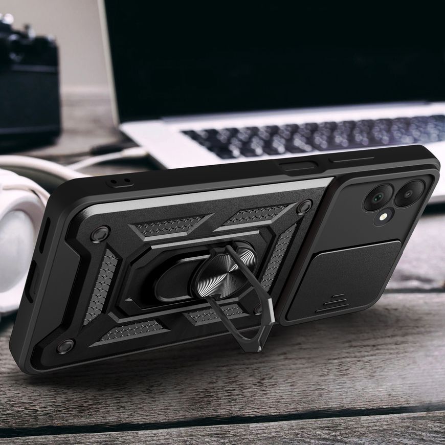 Чехол Defender с защитой камеры для Samsung Galaxy A05 цвет Черный