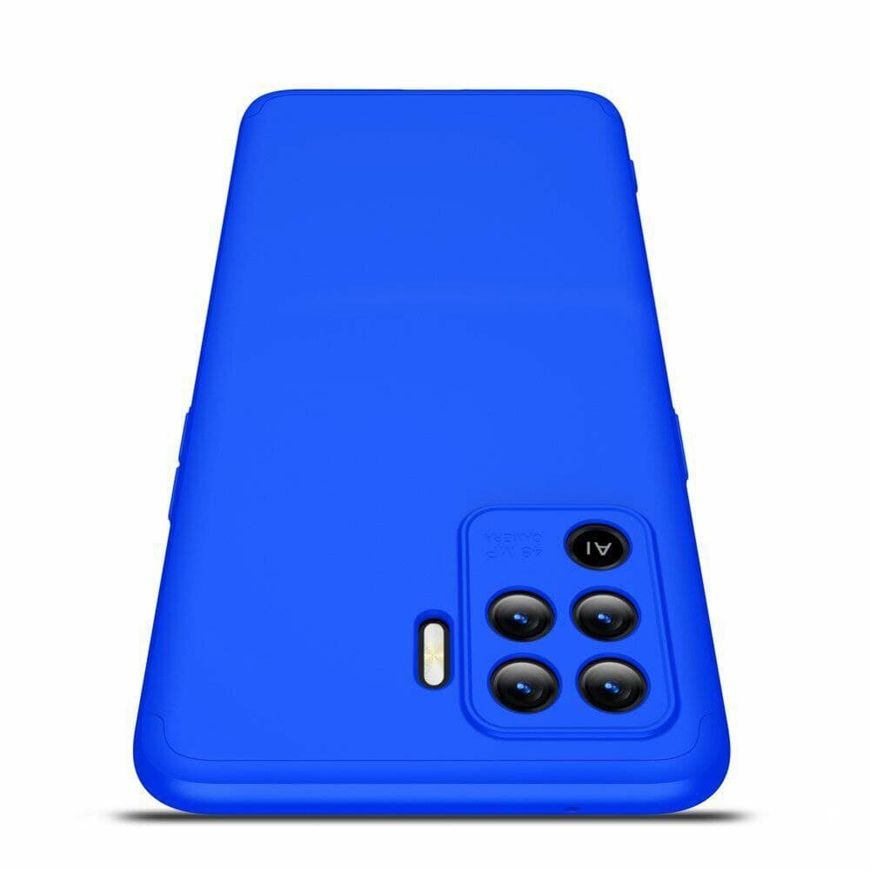 Чохол GKK 360 градусів для Oppo Reno 5 lite - Синій фото 3