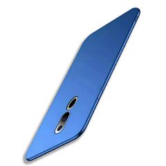 Чехол Бампер с покрытием Soft-touch для Meizu 15 - Синий фото 1