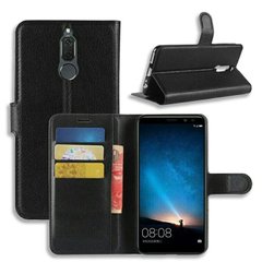 Чехол-Книжка с карманами для карт на Huawei Mate 10 lite - Черный фото 1