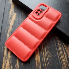 Чехол силиконовый Down Jacket для Xiaomi Redmi Note 11 4G / 11s - Красный фото 1