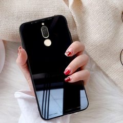 Силіконовий чохол зі скляної кришкою для Xiaomi Redmi 8 - Чорний фото 1