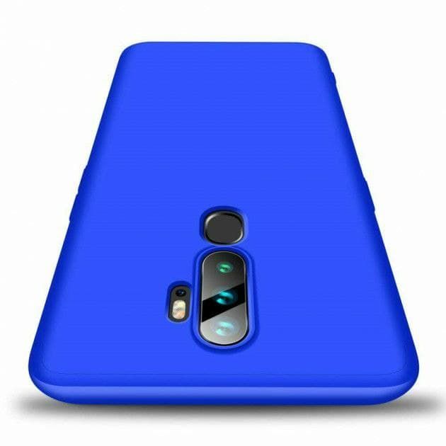 Чехол GKK 360 градусов для Oppo A5 (2020) - Синий фото 2