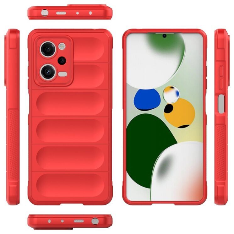 Чехол силиконовый MagCase для Xiaomi Redmi Note 12 Pro 5G цвет Красный