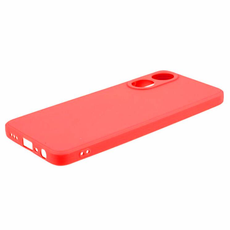 Чехол Candy Silicone для Oppo A38 цвет Красный