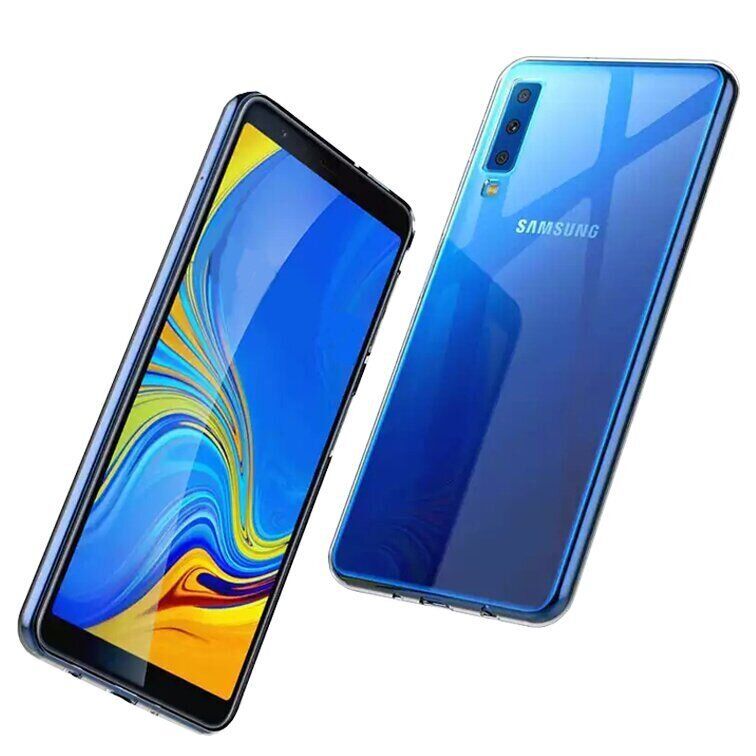 Прозорий Силіконовий чохол TPU для Samsung Galaxy A7 (2018) / A750 - Прозорий фото 3