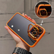 Чохол з підставкою та склом на камеру Lens Shield для iPhone 14 Pro колір Помаранчевий