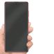 Матовое защитное стекло 2.5D для Xiaomi Redmi Note 10 Pro - Черный фото 2