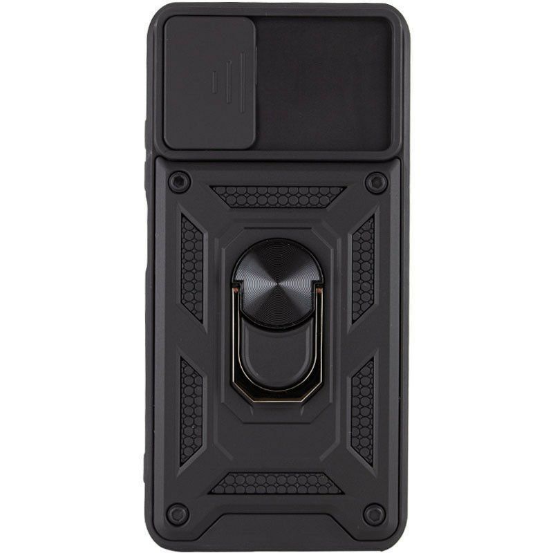 Чехол Defender с защитой камеры для Oppo A57s - Черный фото 3