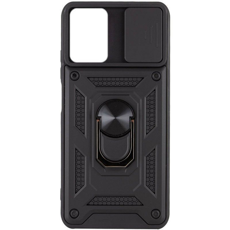 Чехол Defender с защитой камеры для Oppo A57s - Черный фото 2