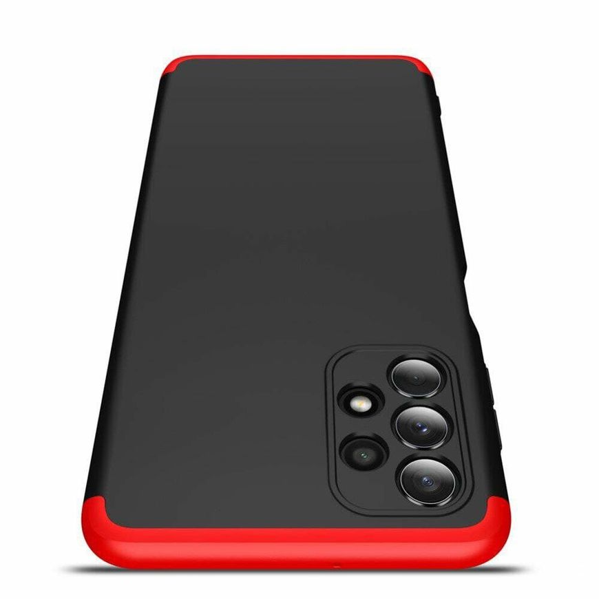 Чехол GKK 360 градусов для Samsung Galaxy A13 - Черно-Красный фото 3