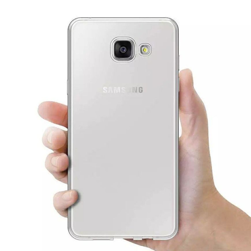 Прозрачный Силиконовый чехол TPU для Samsung Galaxy A5 (2016) / A510 - Прозрачный фото 3