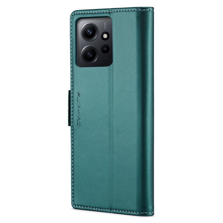 Кожаный чехол-книжка Retro Case для Xiaomi Redmi 12 цвет Зелёный